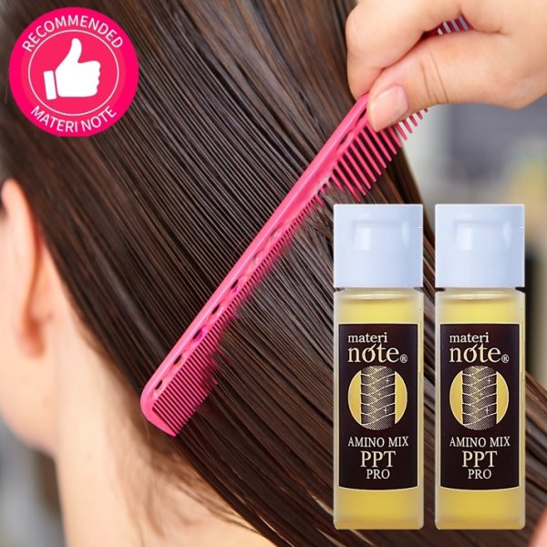 画像20: materi note アミノミックスPPTプロ 20ml×2 お試しサイズ ケラチントリートメント 美容室専売 ダメージ補修 縮毛矯正 ハリコシ 薄毛 細毛 軟毛 くせ毛 キューティクル (20)